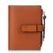 Women Compact Wallet with Snap Closure and Zippered Coin Pocket