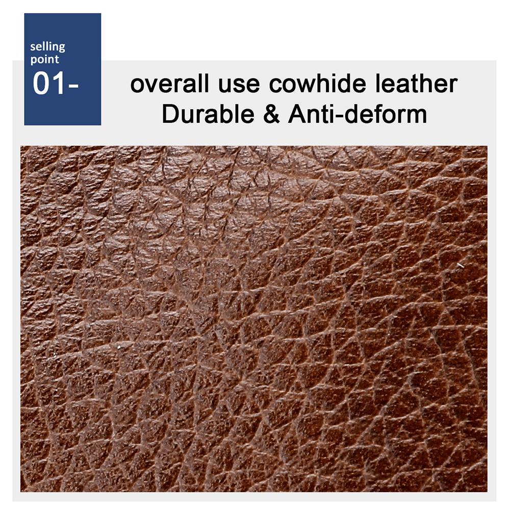 Mens Genuine Leather Crossbody Shoulder Bag For Work And Travel 8