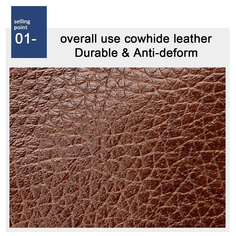 Mens Genuine Leather Crossbody Shoulder Bag For Work And Travel 8