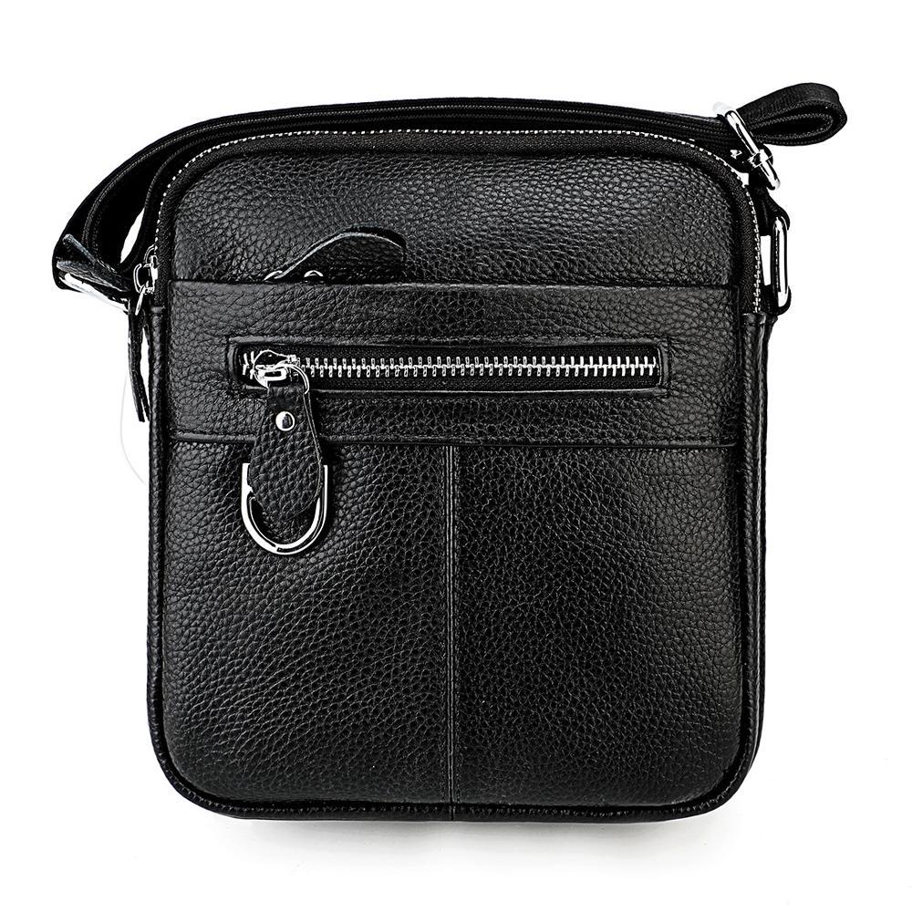 Mens Genuine Leather Crossbody Shoulder Bag For Work And Travel 13