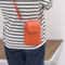 Pebble Grain Phone Crossbody Bag For Women Compact Shoulder Purse 4