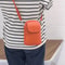 Pebble Grain Phone Crossbody Bag For Women Compact Shoulder Purse 4