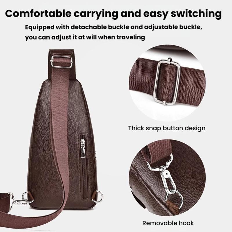 Outdoor Chest Bag Mens Multi Functional Cycling Crossbody Bag