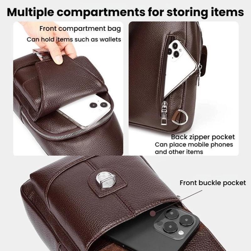 Outdoor Chest Bag Mens Multi Functional Cycling Crossbody Bag