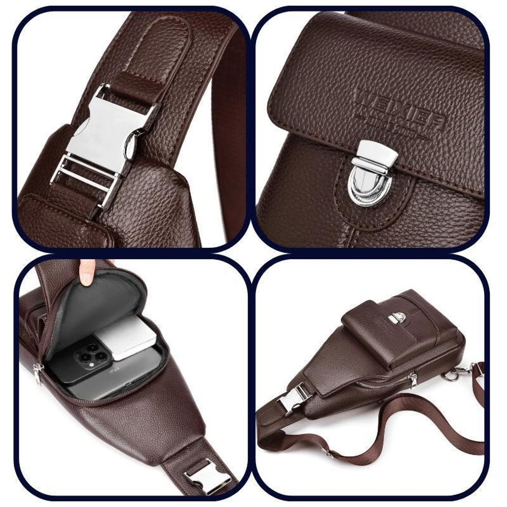Outdoor Chest Bag Mens Multi Functional Cycling Crossbody Bag