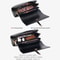 Vintage Waxed Leather Crossbody Bag Womens Small Shoulder Purse with Metal Buckle