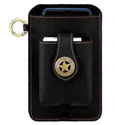 genuine leather mens belt pouch outdoor mobile phone waist bag