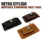 Genuine Leather Mens Belt Pouch Outdoor Mobile Phone Waist Bag