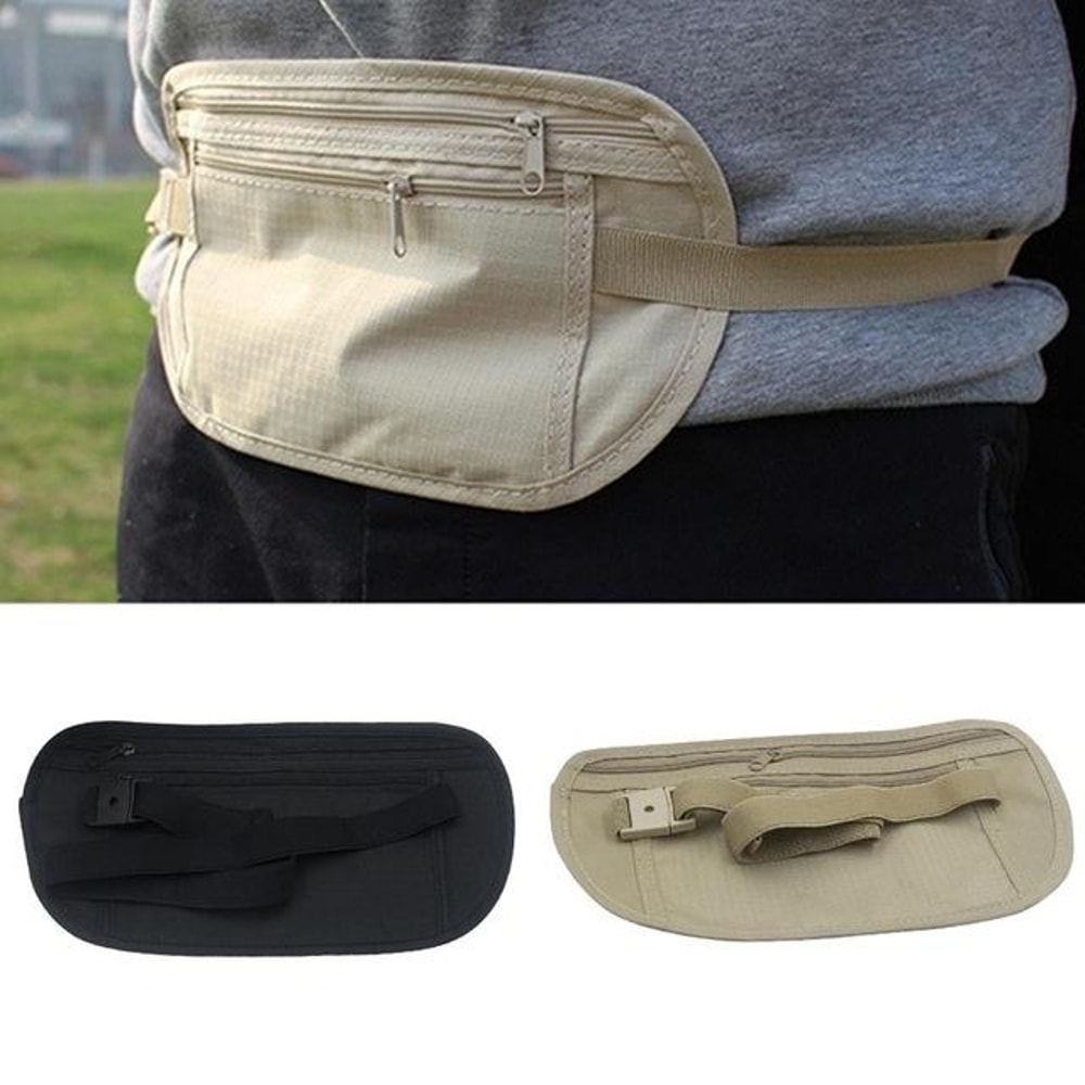 Compact Outdoor Waist Belt Bag Anti Theft Travel Pack With Invisible Phone Pouch 0