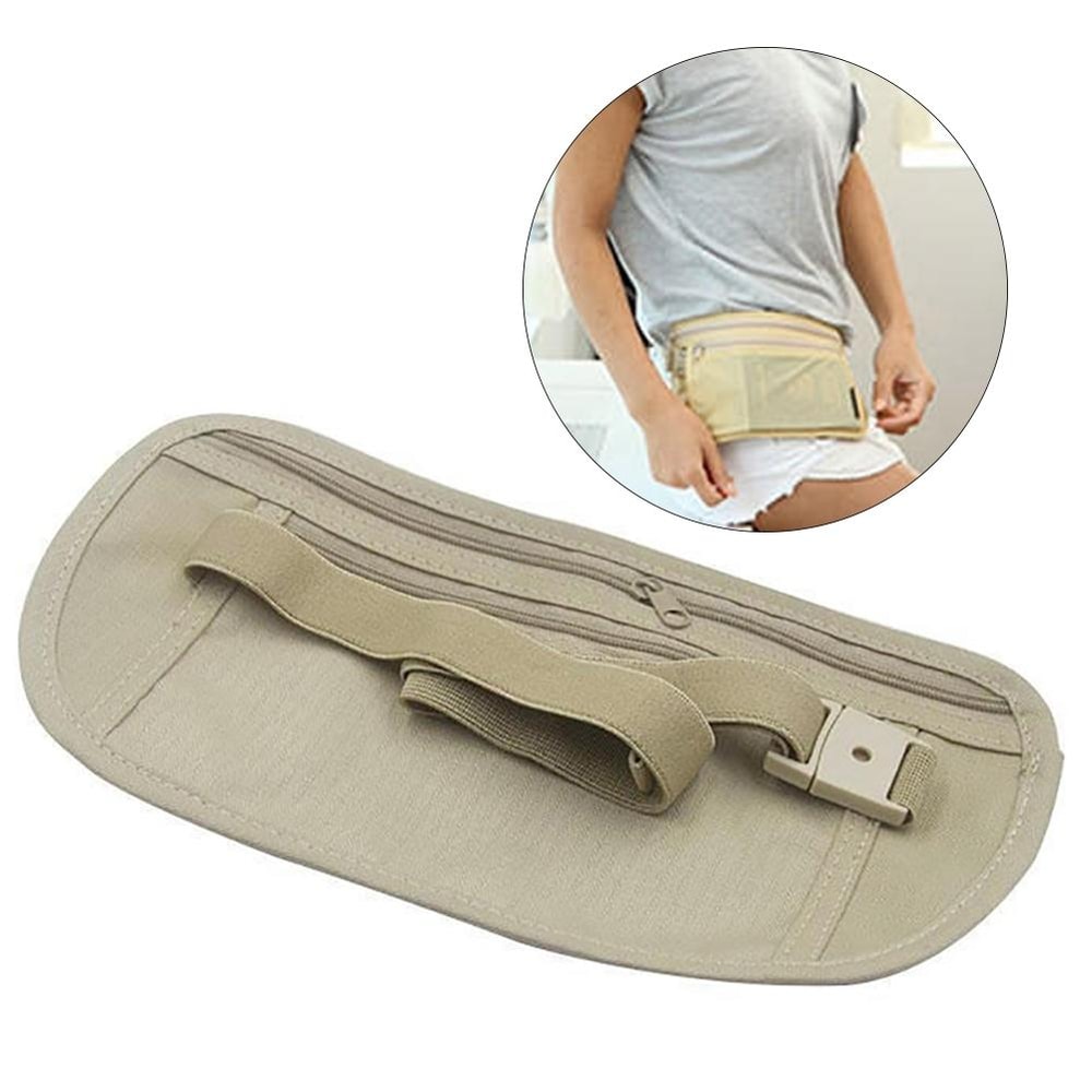 Compact Outdoor Waist Belt Bag Anti Theft Travel Pack With Invisible Phone Pouch 4
