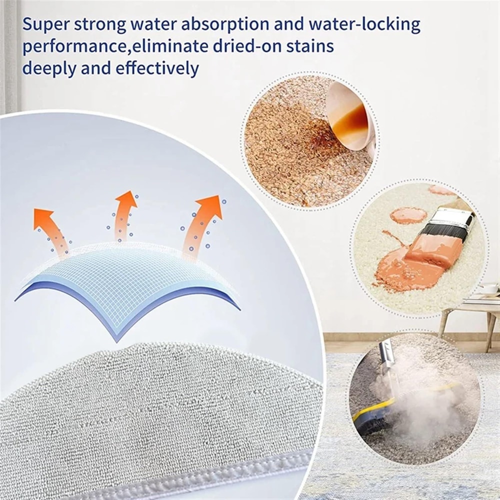 Replacement Mop Pad Washable Robot Vacuum Mop Cloth 3