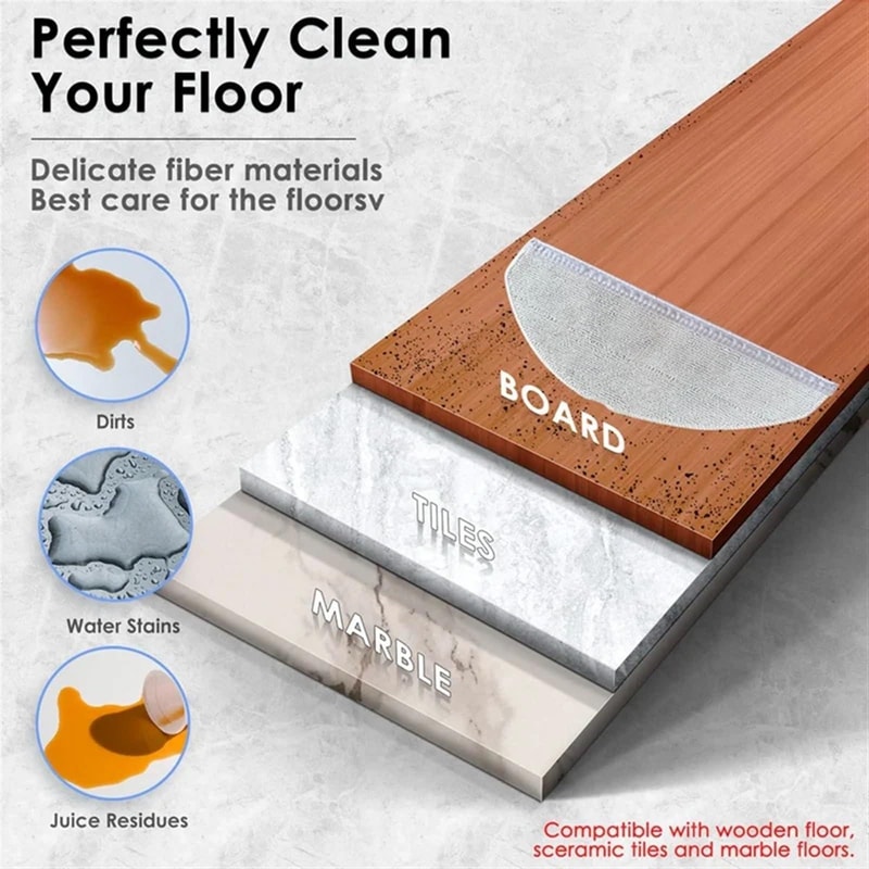 Replacement Mop Pad Washable Robot Vacuum Mop Cloth 4