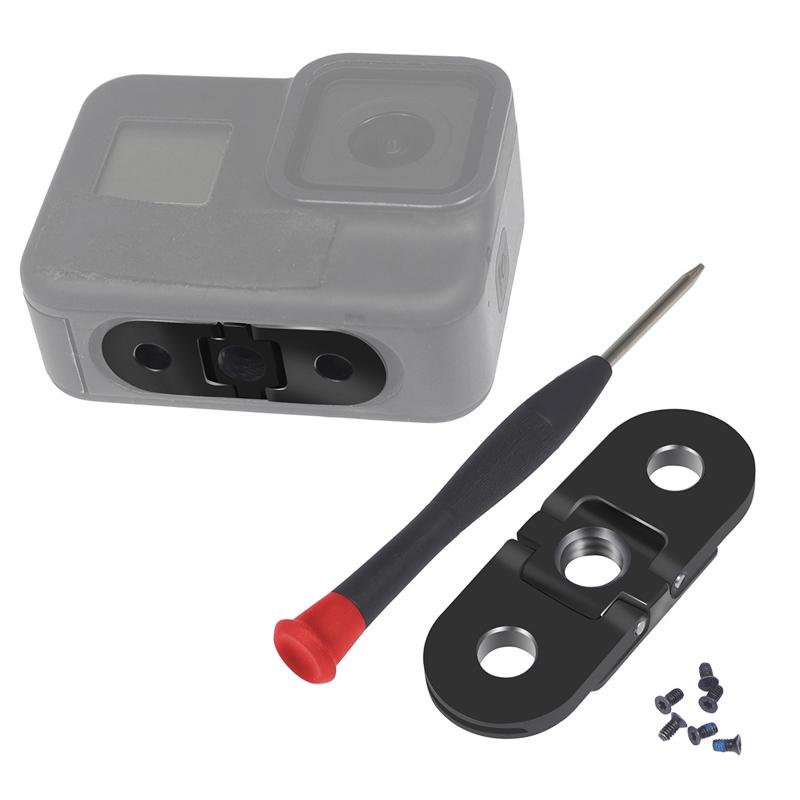 Metal GoPro Magnetic Base Replacement Mount with Folding Adapter