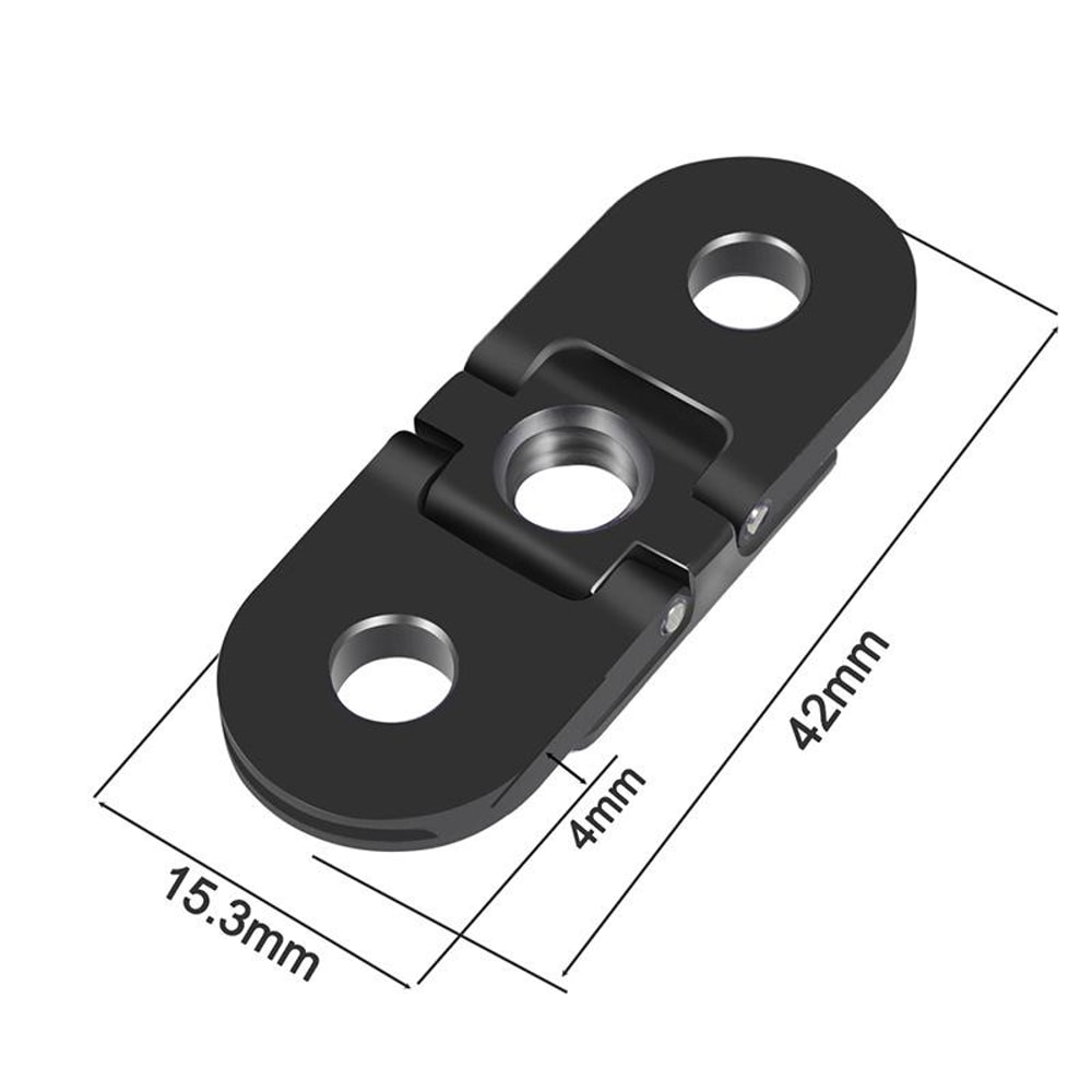 Metal GoPro Magnetic Base Replacement Mount with Folding Adapter