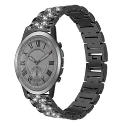 fossil q machine diamond stainless steel watch band