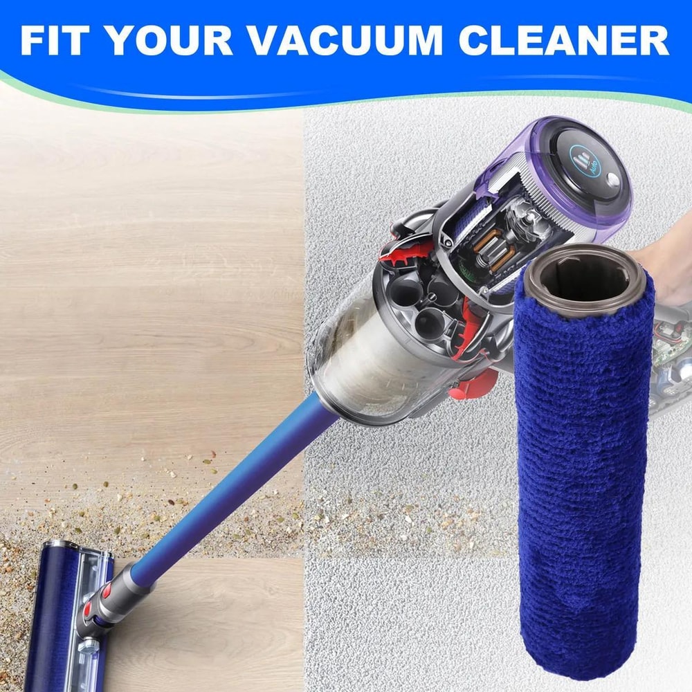 Soft Velvet Dyson V12 Roller Brush Replacement for Hard Floors