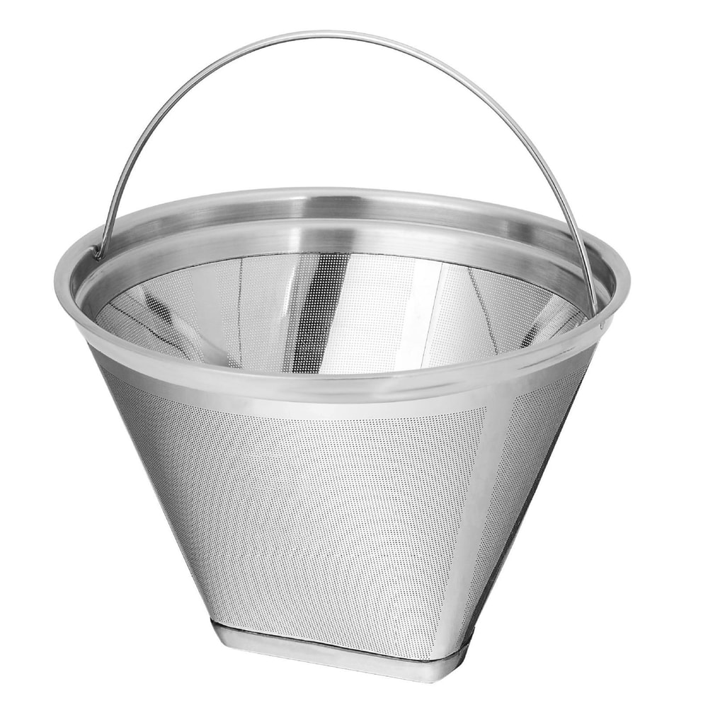 Universal Stainless Steel Reusable Coffee Filter Basket for Drip Coffee Makers