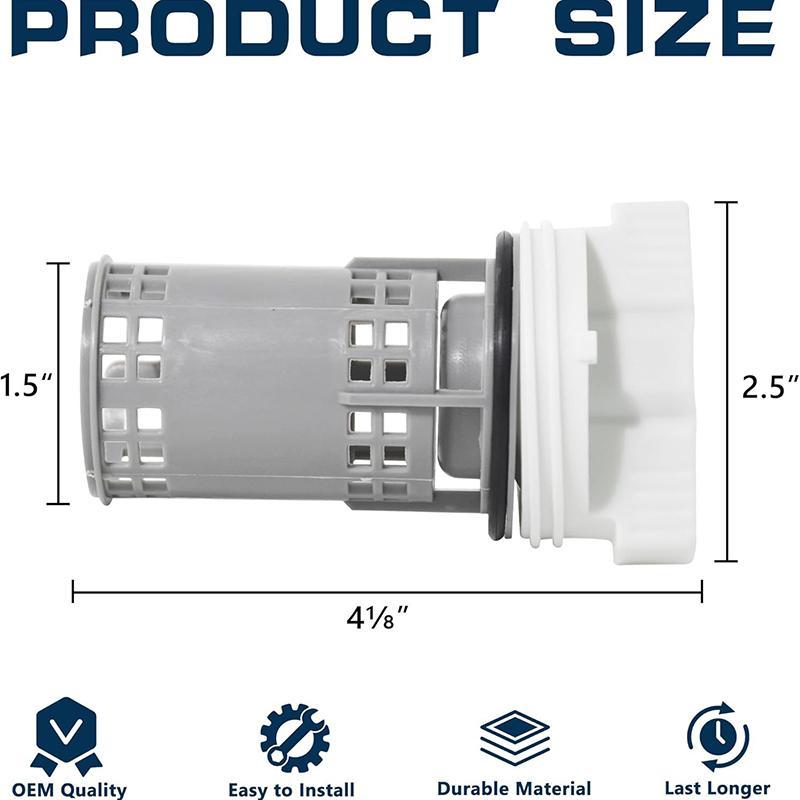 Premium Washing Machine Drain Pump Filter Replacement For Samsung Compatible Parts 3