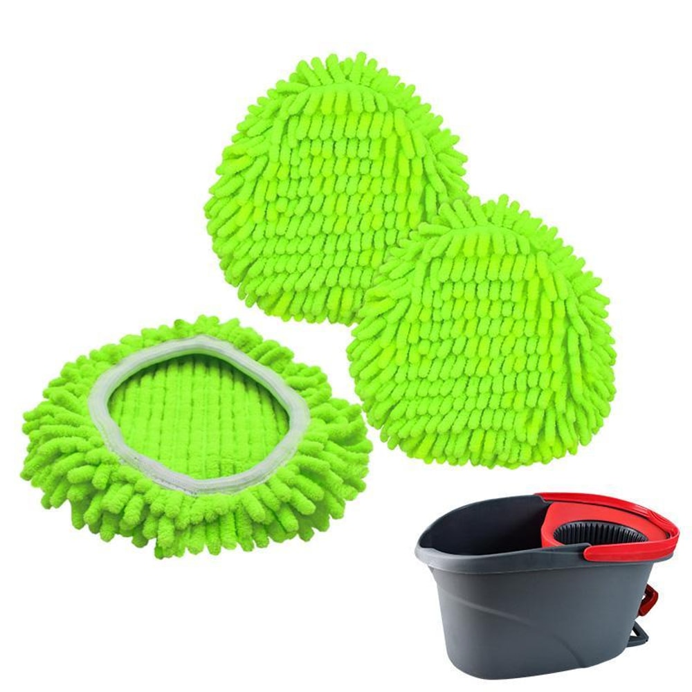 Premium Replacement Mop Pads for EasyWring Mop Pads Machine Washable Spin Mop Refill