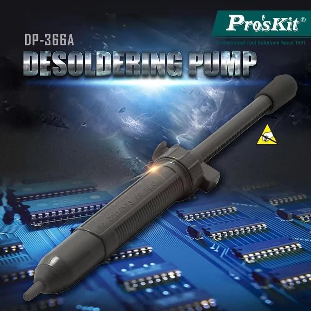ProsKit DP366A Anti Static Desoldering Pump Solder Sucker For Electronics Repair 1