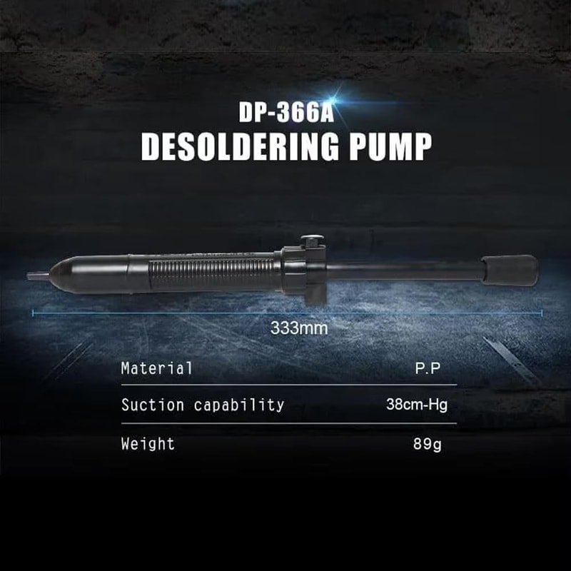 ProsKit DP366A Anti Static Desoldering Pump Solder Sucker For Electronics Repair 3