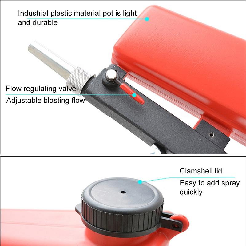 Heavy Duty Portable Gravity Sandblasting Machine Compact Rust Removal Tool 4
