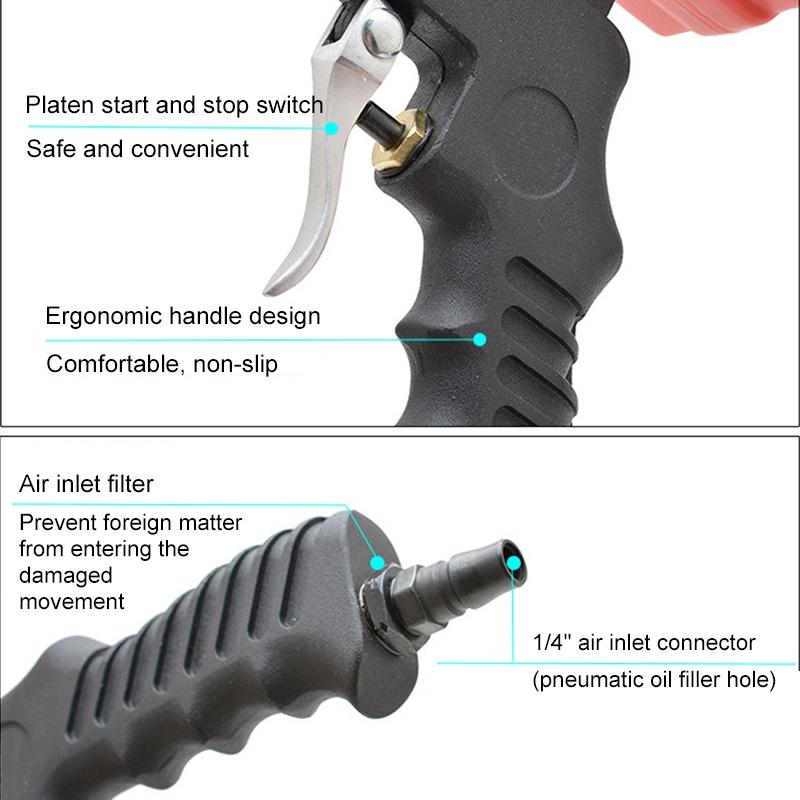 Heavy Duty Portable Gravity Sandblasting Machine Compact Rust Removal Tool 5