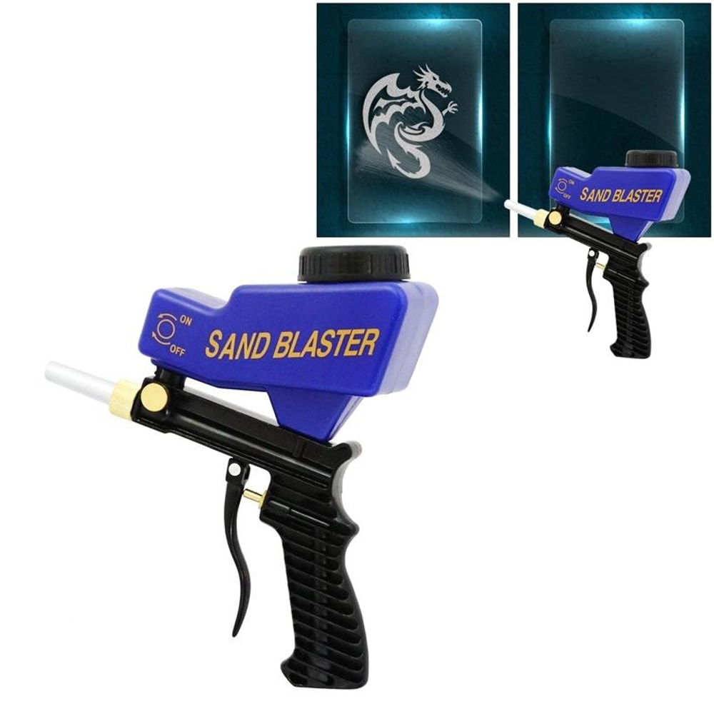 Heavy Duty Portable Gravity Sandblasting Machine Compact Rust Removal Tool 7