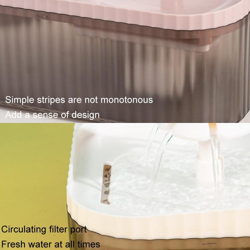 Automatic Heated Pet Water Feeder Bowl For Cats And Dogs 1