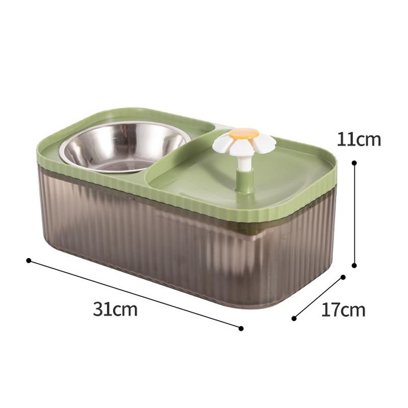 Automatic Heated Pet Water Feeder Bowl For Cats And Dogs 4