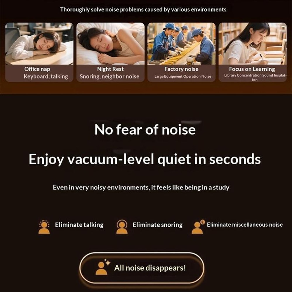 ComfortFit Noise Reduction Earplugs Silicone Sleep Earplugs For Restful Nights 9