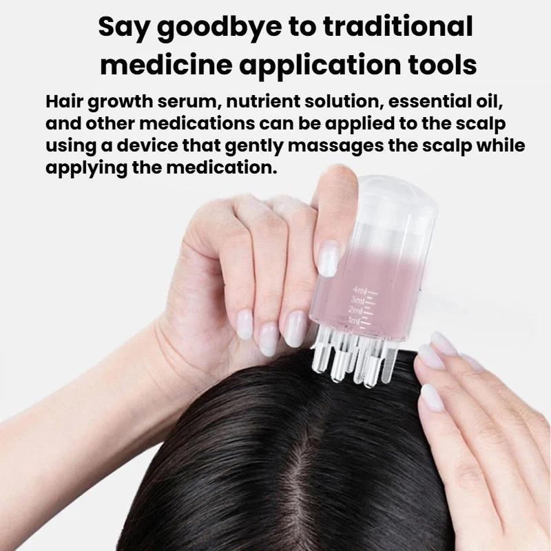 Precision Scalp Oil Applicator Roller for Hair Serum and Essential Oils