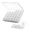 Monthly Easy Open Pill Box Organizer Large Capacity Medicine & Vitamin Case