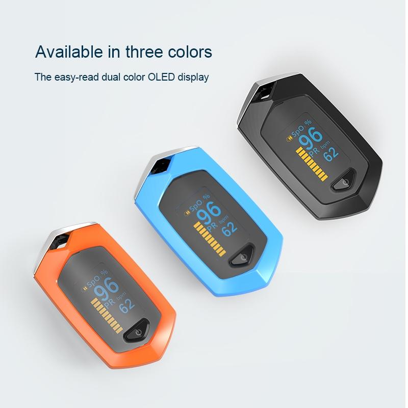 Portable Pulse Oximeter SpO2 Heart Rate Blood Oxygen Monitor Compact Finger Clip 5