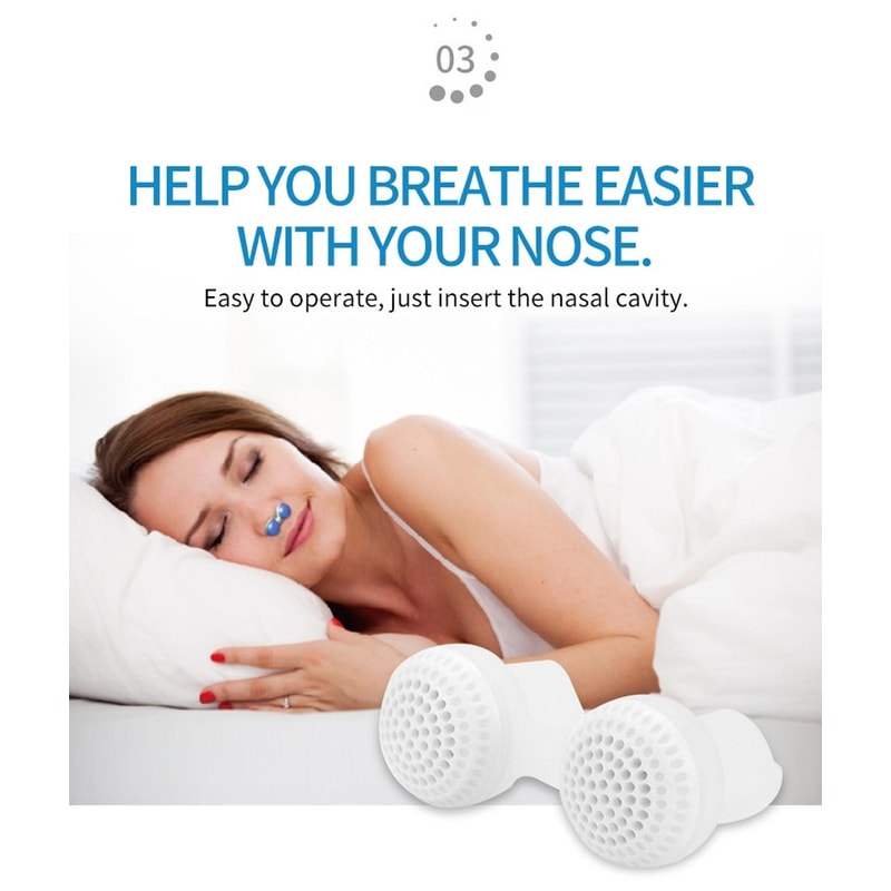 Anti Snoring Nasal Dilator Air Purifier Sleep Support Device For Comfortable Breathing 4
