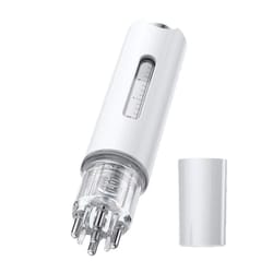 quantitative scalp serum applicator comb with roller ball massage tips