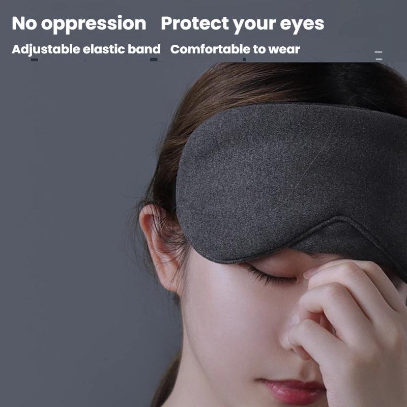 Blackout Travel Eye Mask For Airplane Sleep And Naps 3