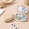 Eco Compact Travel Pill Organizer Compartment Portable Medicine Case Wheat Straw Pill Box
