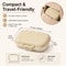 Eco Compact Travel Pill Organizer Compartment Portable Medicine Case Wheat Straw Pill Box