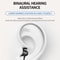 Rechargeable Bluetooth Hearing Amplifier Neck Worn Headphones Portable Sound Enhancer