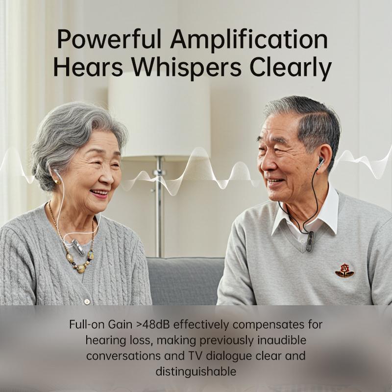 Clip On Hearing Amplifier With Noise Reduction And Long Lasting Sound Boost 9