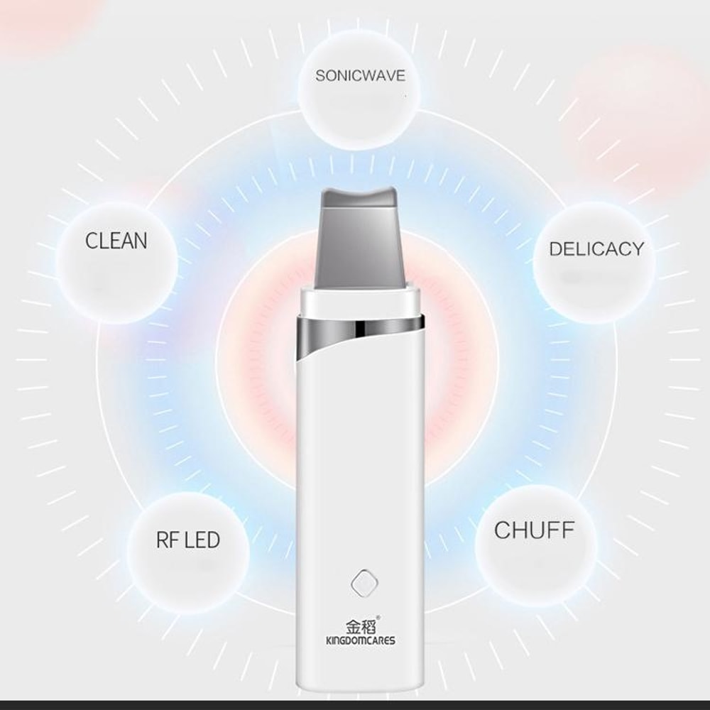 Ultrasonic Skin Scrubber & Blackhead Remover Facial Pore Cleaner Deep Exfoliating Device