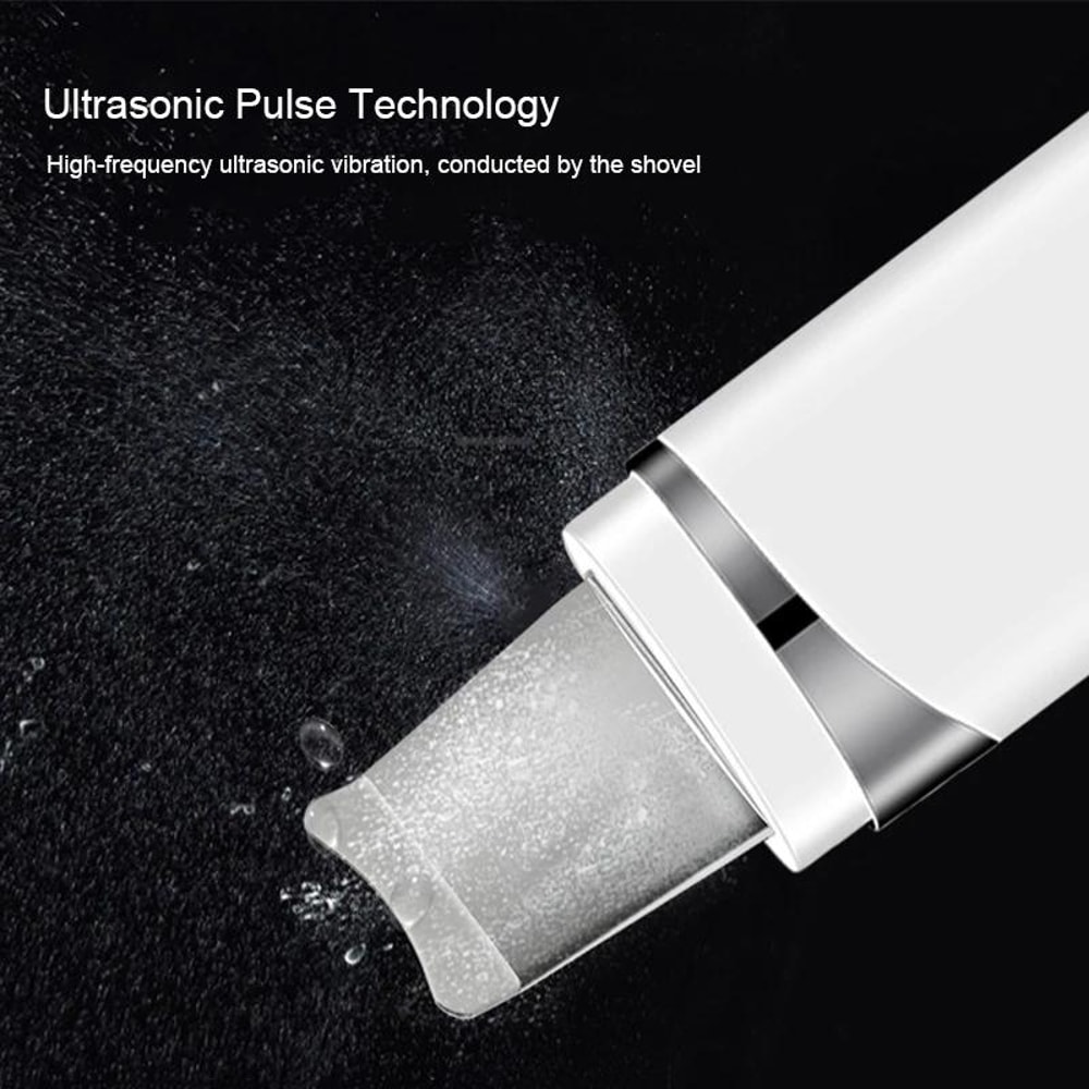 Ultrasonic Skin Scrubber & Blackhead Remover Facial Pore Cleaner Deep Exfoliating Device