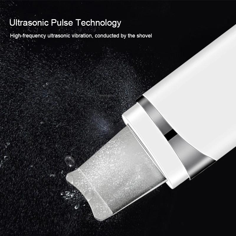 Ultrasonic Skin Scrubber & Blackhead Remover Facial Pore Cleaner Deep Exfoliating Device