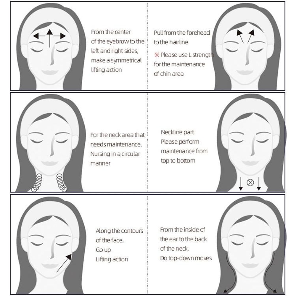Skin Lifting Device Anti Aging Face Massager for Home Wrinkles Removal