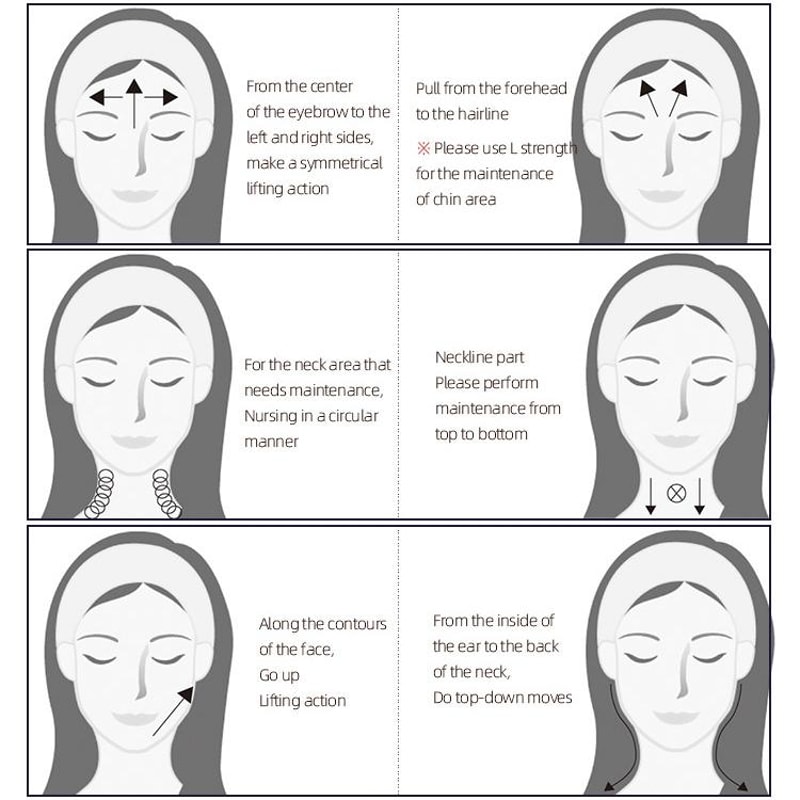 Skin Lifting Device Anti Aging Face Massager for Home Wrinkles Removal
