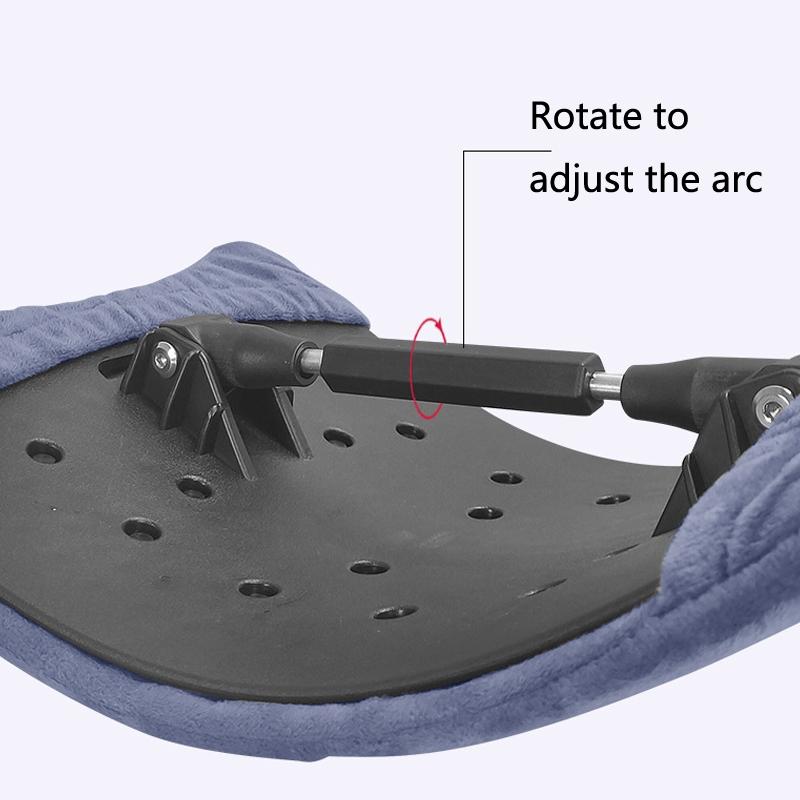 Heated Lumbar Support Pad and Spine Stretcher Back Massager
