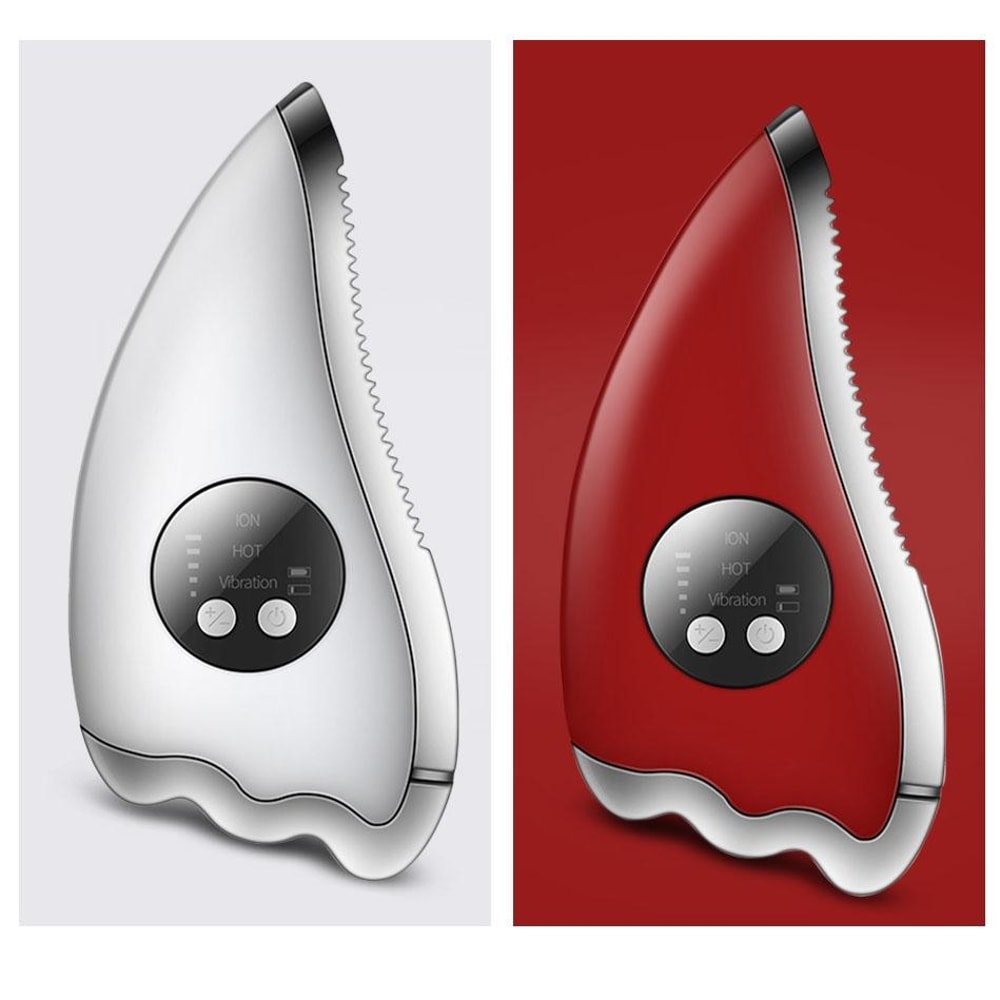 Heated Electric Facial Massager And Gua Sha Scraping Tool 2