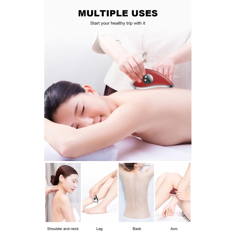Heated Electric Facial Massager And Gua Sha Scraping Tool 5