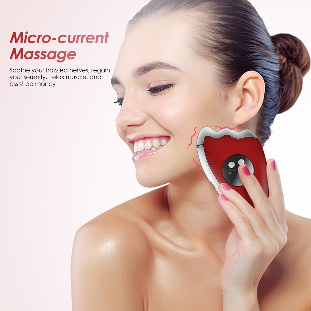 Heated Electric Facial Massager And Gua Sha Scraping Tool 6